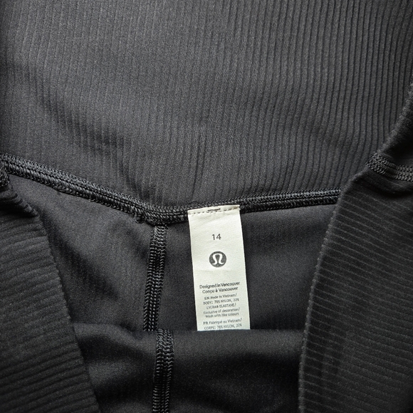 Lululemon Align Ribbed Mini-Flared Pant - Black - Picture 9 of 9